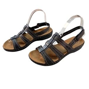Clarks Women's‎ Strappy Sling-Back Sandals Size 7 Comfort Casual